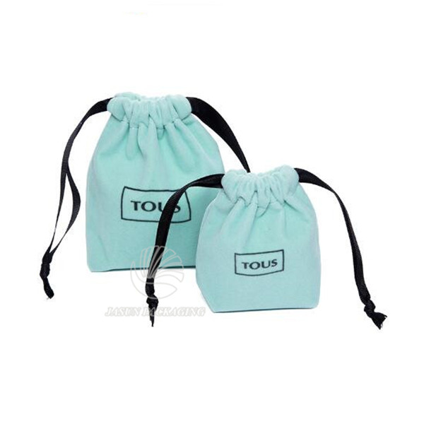 Customed velvet jewelry bags for two bottle