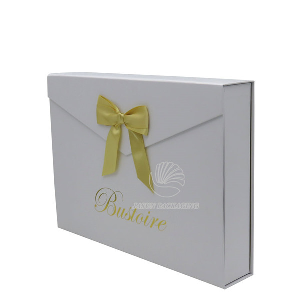 Gift Box luxury Silk Wedding Invitation Box title=