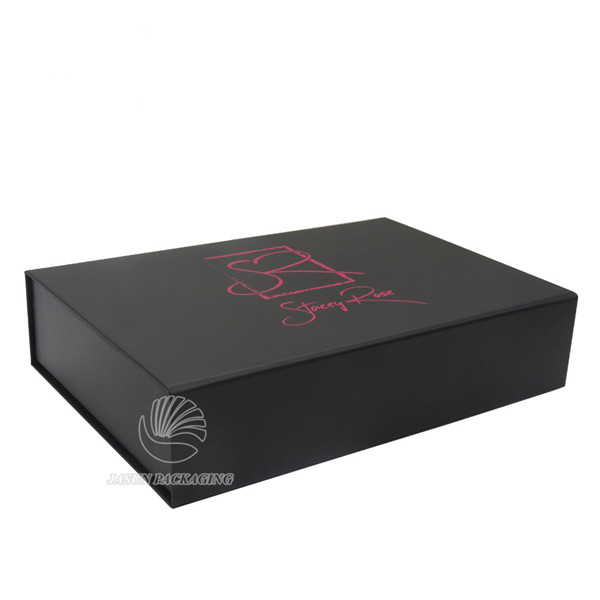 wholesale black packaging box rigid black gift