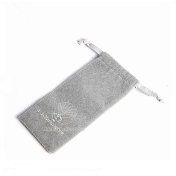custom jewellery velvet drawstring pouch bag title=