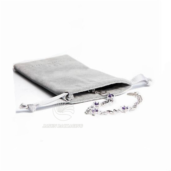 custom jewellery velvet drawstring pouch bag