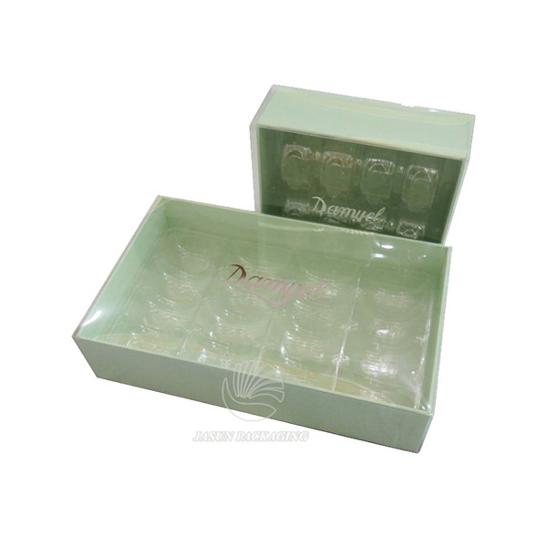 bespoke clear PVC lid gift presentation boxes