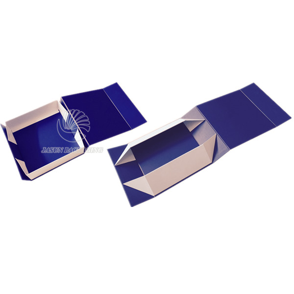 New Dark Blue Square Gift Packing Folded