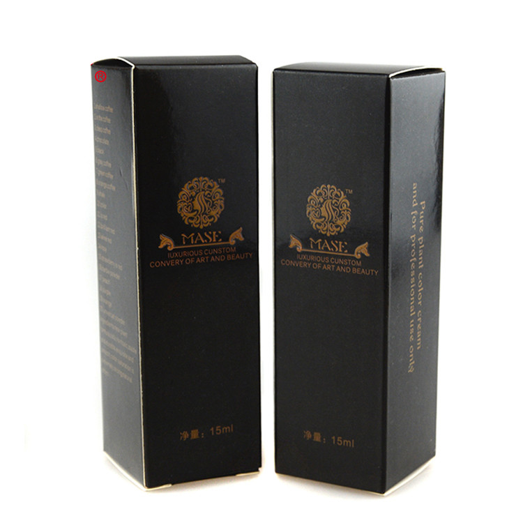 Hot stamping logo perfume cardboard box perfume