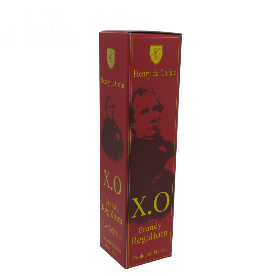 High Quality Red Folded Gift Packaging 700ml title=