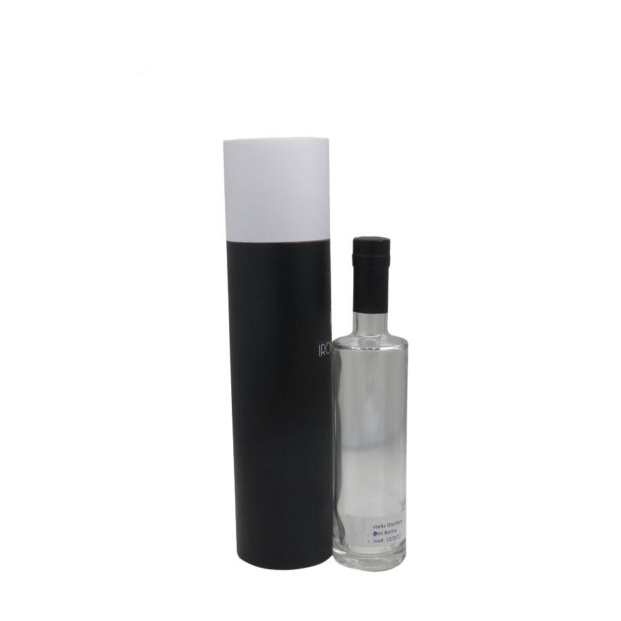 Full printed paper tube single bottle wine