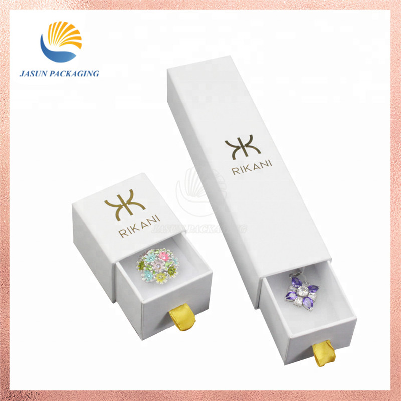 Custom white box magnetic packaging jewellery girls