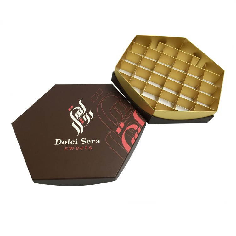 Elegant Luxury Larger Cardboard Chocolate Box Paper