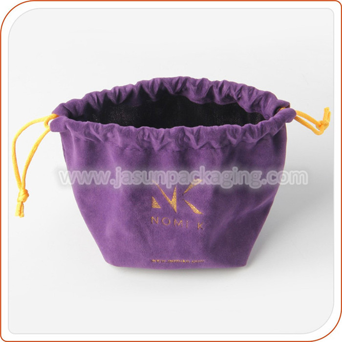 high end wholesale velvet drawstring jewelry bags