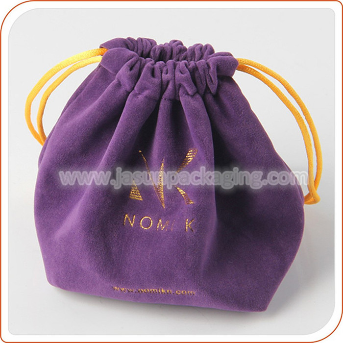 high end wholesale velvet drawstring jewelry bags