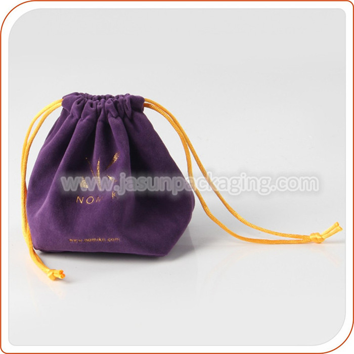 high end wholesale velvet drawstring jewelry bags